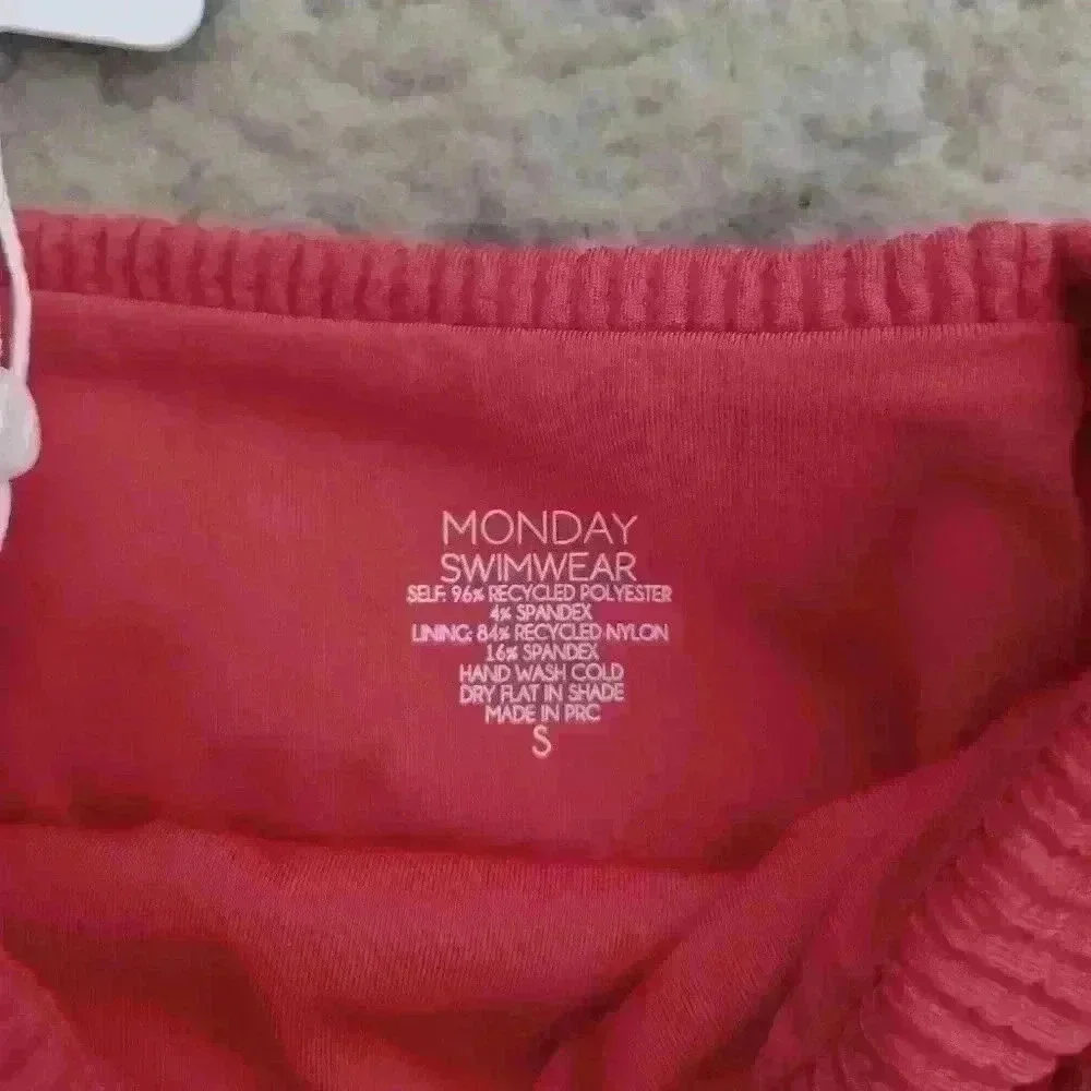 Monday Swimwear Women's Cala Conta Sangria Orange Bottom  S